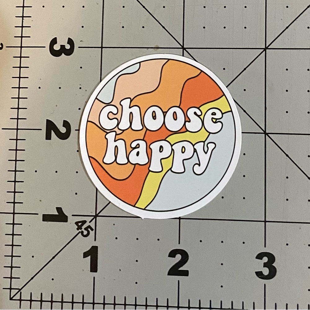 🌈20/$5🌈 Choose Happy Sticker - Picture 2 of 3
